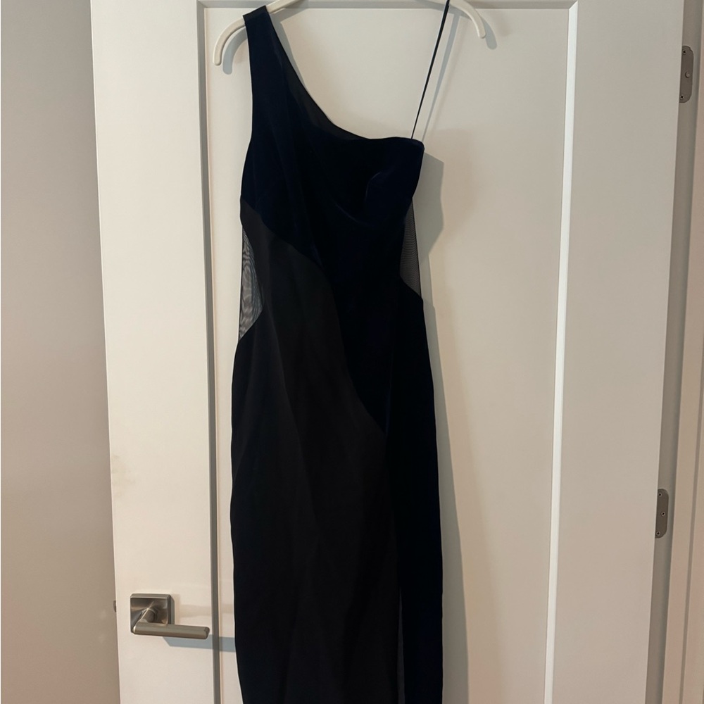 NWT Reiss Cassie Velvet Mix Bodycon